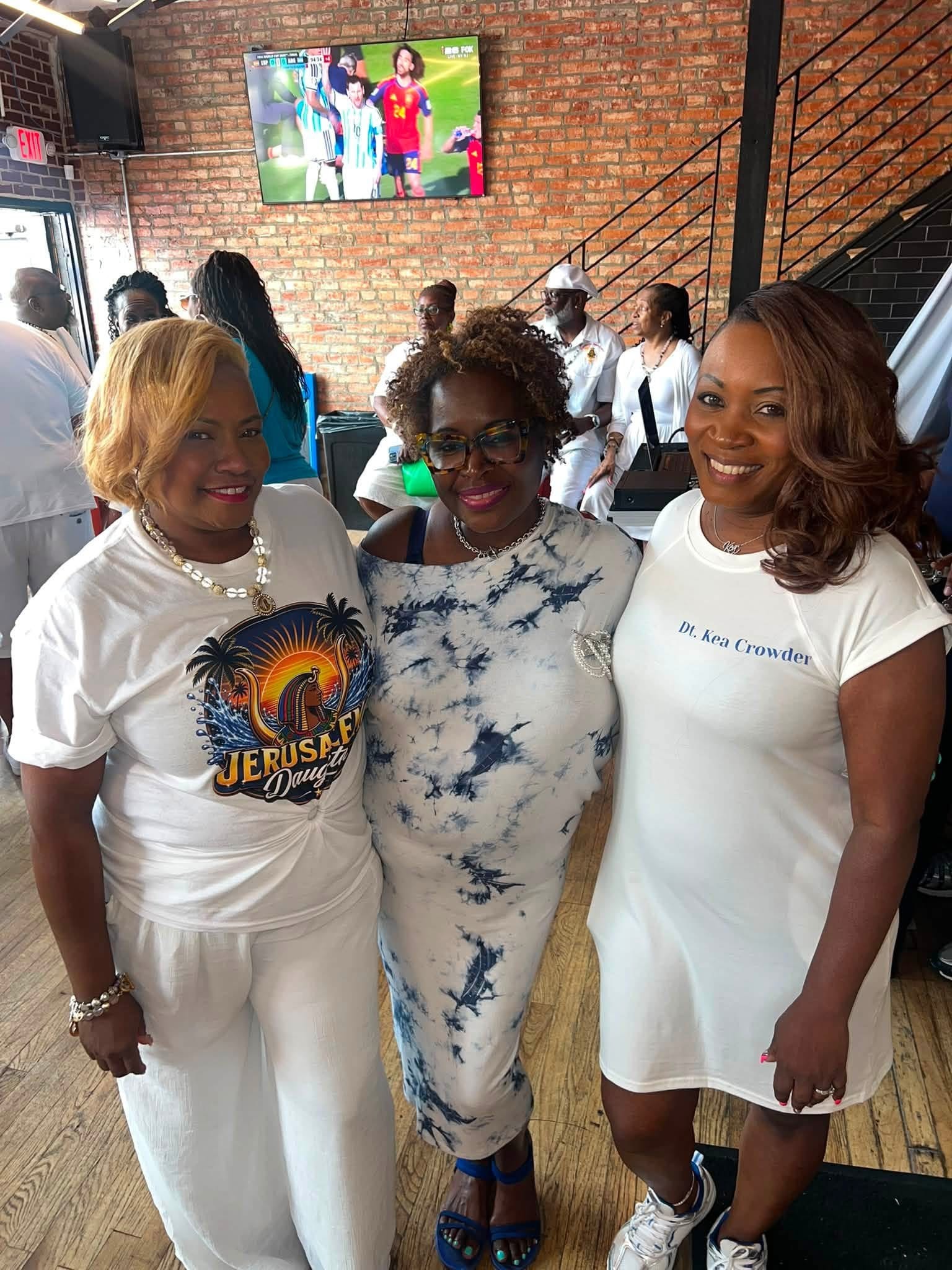 Jerusalem Daughters and guests at the Summer Sizzle indoor venue